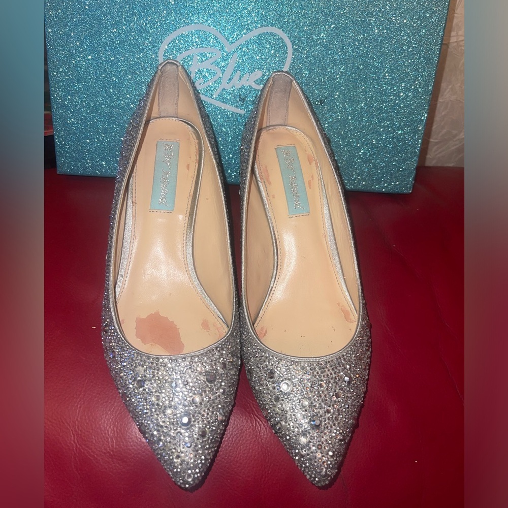 Betsey Johnson rhinestone heels